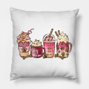 Cup Of Coffee Animal Dog Mom Valentine Day Pillow