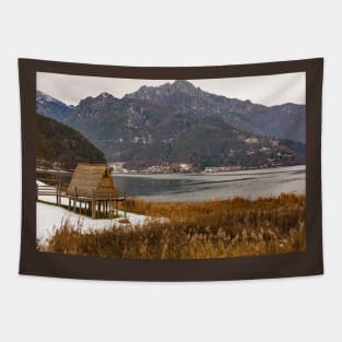 Lago di Ledro in Trentino, Italy Tapestry