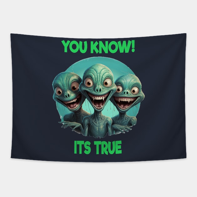 Aliens: DID YOU KNOW! Tapestry by ArtfulDesign