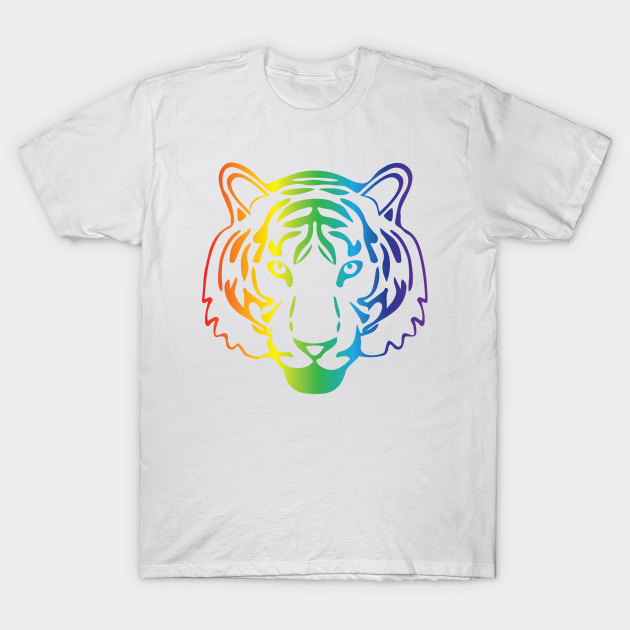 rainbow tiger shirt