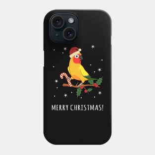 Merry christmas Sun Conure Phone Case