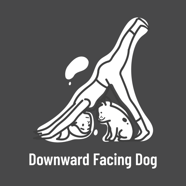 Downward Facing Dog by Magniftee