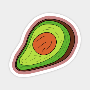 Cute avocado (Possibly cute, I'm not sure) Magnet