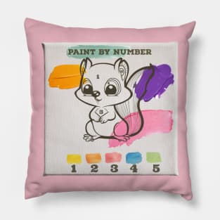 Paint By Number Pillow