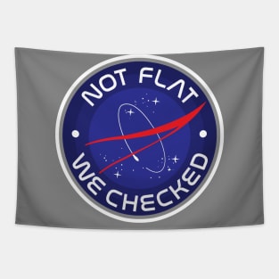 NASA Not flat we checked Tapestry