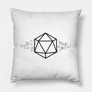 D20 Scattered Pillow