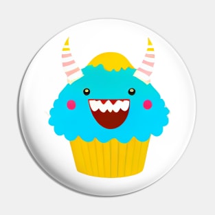 Cupcake Monster Pin