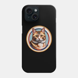 American Bobtail Embroidered Patch Phone Case