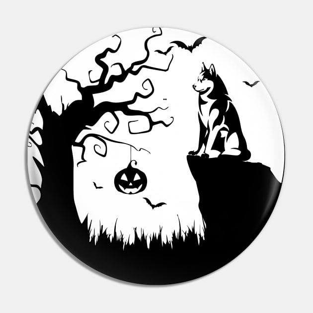 Siberian Husky Dog Halloween Witch Costume Styled Husky Mom Pin by mrsmitful01