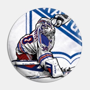 Lundqvist in white Pin