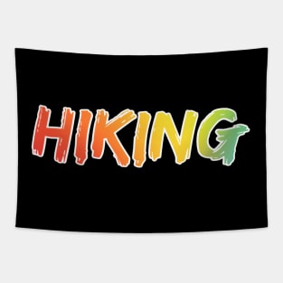 Rainbow Tie Dye Hiking Design Tapestry