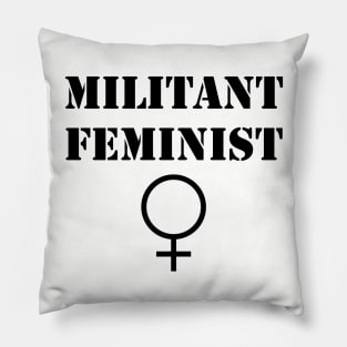 Militant Feminist Pillow