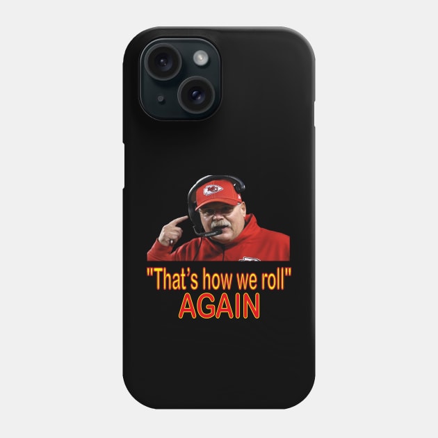 andy reid frozen Mustache Phone Case by l designs