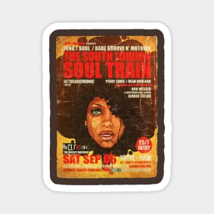 POSTER TOUR - SOUL TRAIN THE SOUTH LONDON 147 Magnet