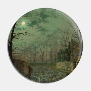 Under the Silvery Moonbeams by John Atkinson Grimshaw Pin