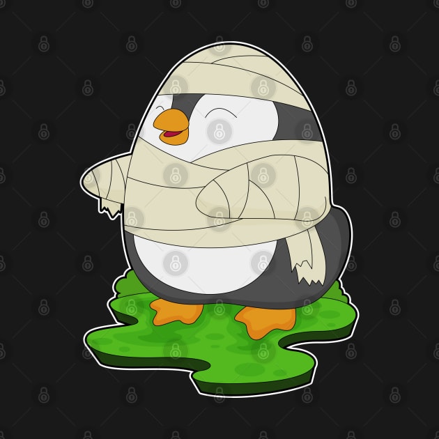 Penguin Halloween Mummy by Markus Schnabel