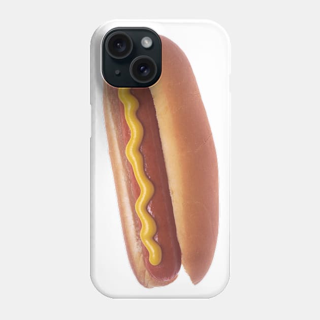 Hot Dog with Mustard Phone Case by Bravuramedia