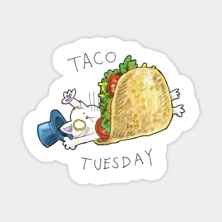 Dapper Cat - Taco Tuesday Magnet