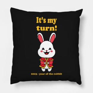 My Turn! 2023 Year of the Rabbit Pillow