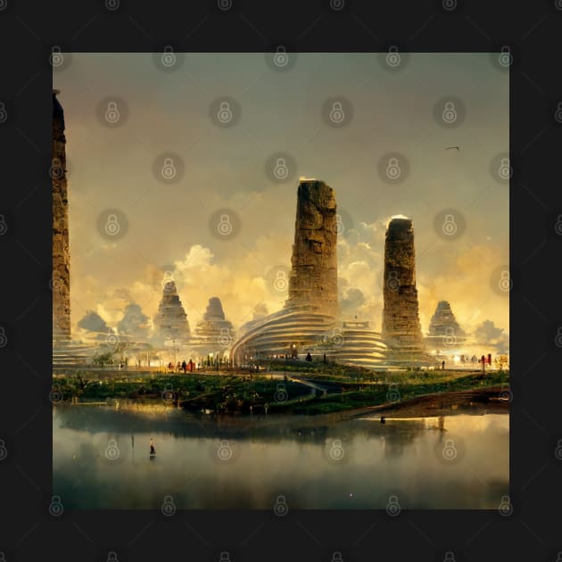 Smart city in ancient times by Riverside-Moon