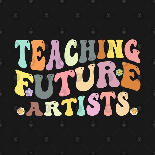 Teaching Future Artists Retro Teacher Students by tasnimtees