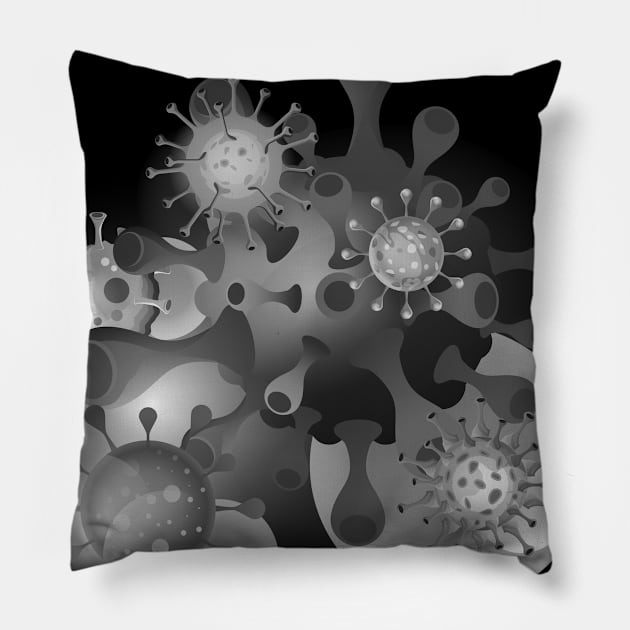 Viruses Pillow by big_owl