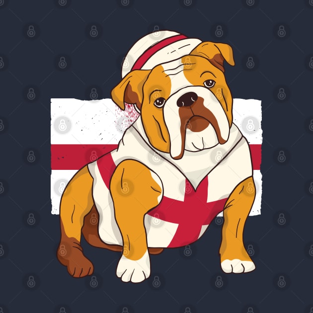 Funny English Bulldog England Flag English Flag Mens Kids by pipsmerch