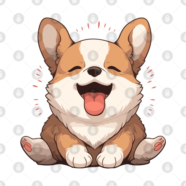 Corgi Dreamland by fallen1art