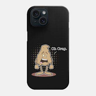 bummed out poop Phone Case