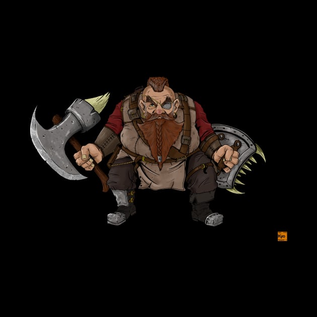 Dwarven fighter by kyohazard