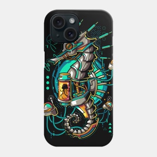 Machine Seahorse Phone Case