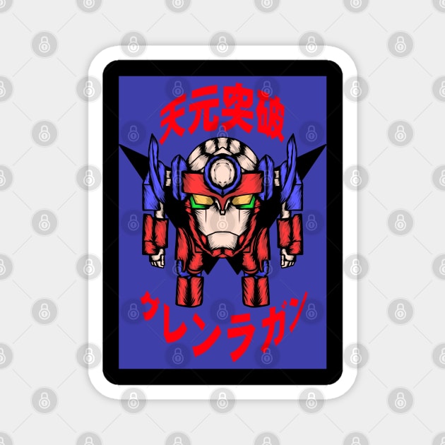 tengen toppa gurren lagann Magnet by Amartwork