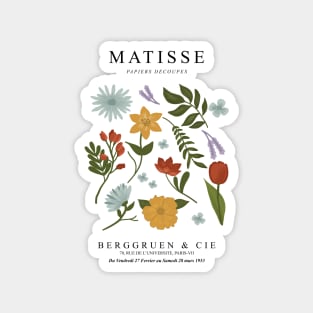 Henri Matisse Floral Exhibition Design Berggruen & Cie Magnet