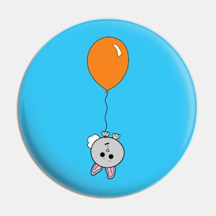 Bunny with Balloon Pin