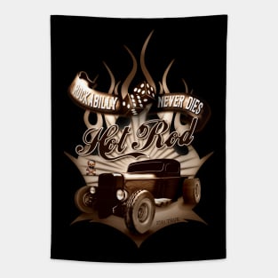 Hot Rod Forever Tapestry