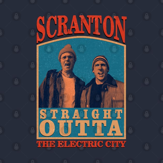 Scranton Electric City Straight Otta Retro 70s by Aspita