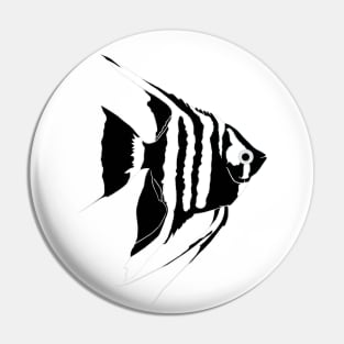 Angelfish. Monochrome Pin