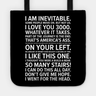 Endgame Quotes Tote