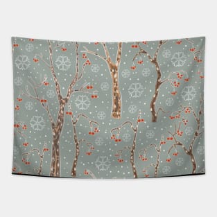 Winter Trees Tapestry