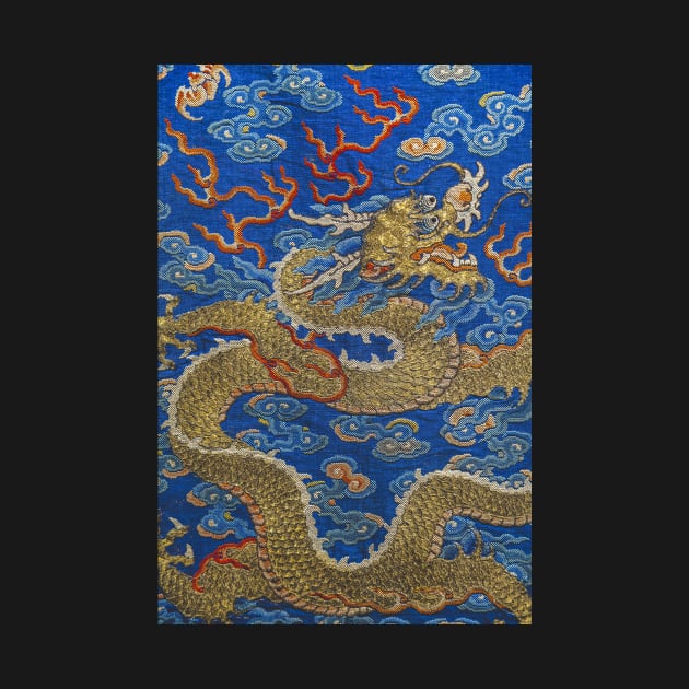 Chinese Imperial Golden Dragon Spiritual Animal by ernstc