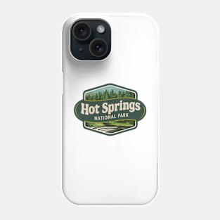 Retro Vintage Hot Springs National Park Phone Case