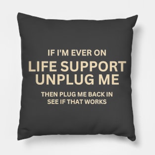 funny jokes Pillow