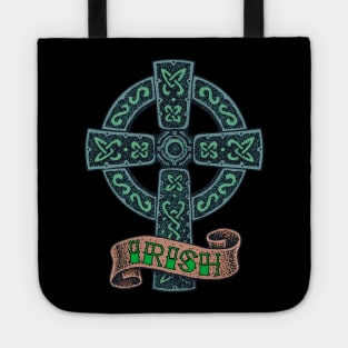 Celtic Cross Irish St Patrick's Day Tote