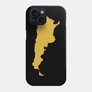 Argentina map Phone Case