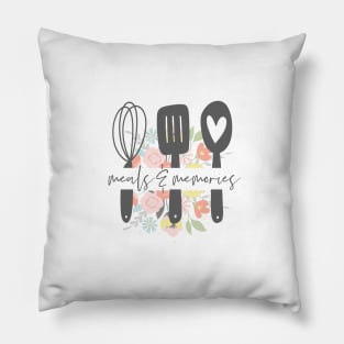 Meals & Memories | Charcoal Pillow