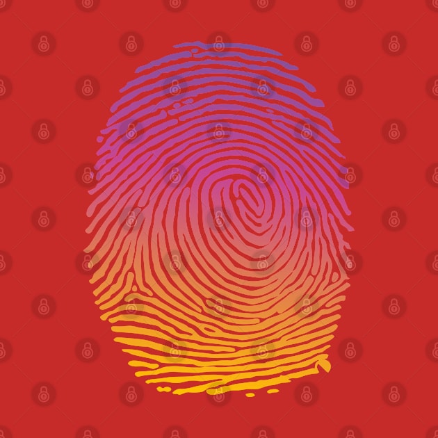 Finger print Colorful by Arief Uchiha