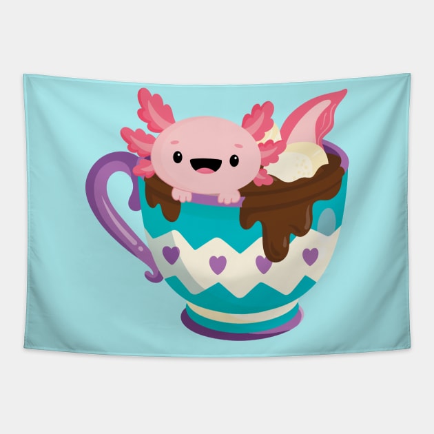 That's Alotl Cocoa! Tapestry by FunUsualSuspects