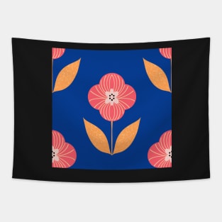 Retro floral pattern Tapestry