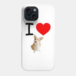 I HEART CORGIS Phone Case