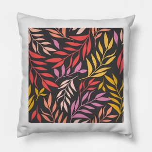 Pretty leaf repeat pattern Pillow